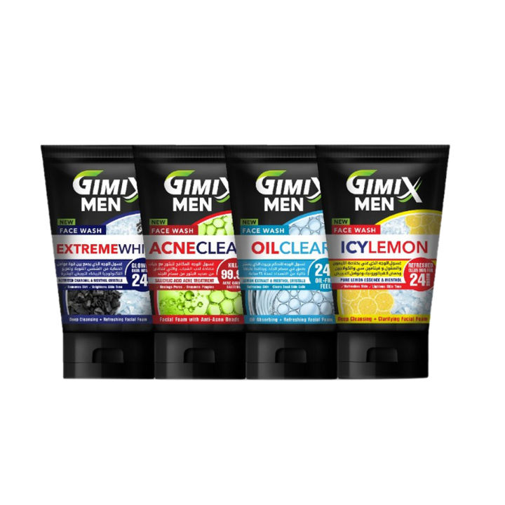 Gimix Men Face Wash (Pack Of 4) 100ml