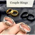 CUSTOMIZED NAME SILVER RING   (PERFECT GIFT TO SEND YOUR WIFE , HUSBAND , FIANCE OR ANY ONE). 