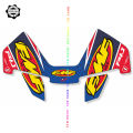 FMF Sticker Motorcycle Exhaust Pipe Stickers Smoking Bucket Heavy Duty Motorcycle Mountain Off-road Motorcycle Decorative Decal. 