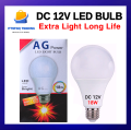 DC 12V LED Bulb 18 Watt Screw Type E27 Daylight White. 