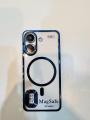 Redmi 13c Back Cover Luxury 6D Plating Soft Case - MAG Safe Design - Redmi 13c Back Cover. 