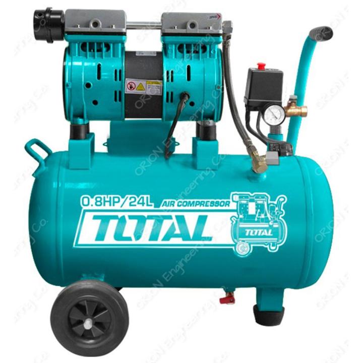 TOTAL Oil Free Air Compressor - 24 Litre - 0.8 HP - Silent Type - TCS1075248