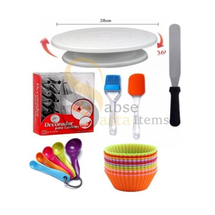 Baking Tools Accessories-1 Turn Table,12 Piece of Cake