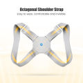 SMART SENSOR CORRECTOR WITH ANGLE SENSING VIBRATION REMINDER ADJUSTABLE BACK BRACE POSTURE SPINE CORRECTION. 