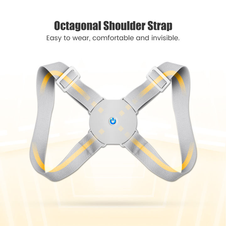SMART SENSOR CORRECTOR WITH ANGLE SENSING VIBRATION REMINDER ADJUSTABLE BACK BRACE POSTURE SPINE CORRECTION