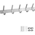 Clothes Hook 5 hooks stainless steel. 