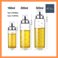 HAC HOMES Oil Bottle Dispenser With Cover Dust Proof Leak Proof High Borosilicate Glass Oil Vinegar Soy Sauce Bottle Dispenser For Condiments Kitchen Cooking Utensil High Quality Durable Heat Resistant Oil Dispenser. 