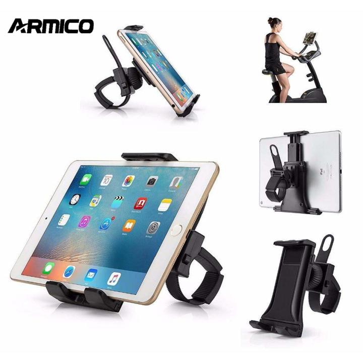 ARMICO Motorcycle Mobile Phone Stand Treadmill Tablet Stand Flexible Buckle Mount Holder Indoor Gym Handlebar on Exercise Bikes Mobile Phone Bracket for Bicycle Mobile Phone