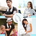 Portable Neck Fan, Hands Free Bladeless Fan, 360° Cooling Personal Portable Neck Fan, Hands Free Bladeless Fan, 360° Cooling Personal Rechargeable Fan. 