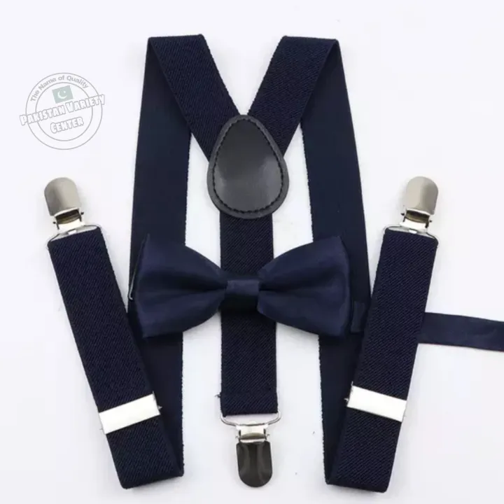 Imported%20Broad%20Strip%20high%20quality%20Suspender%20+%20Bow%20Tie%20for%20Unisex%20-%20Image%205