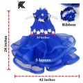 Readymade Barbie Frock, Baby Frock, Princess Frock, Stylish Frock, Girl Frock, Style Frock, Latest Frock, Modern Frock, Can Can Frock, Latest Design in Frocks with hair ribbon. 