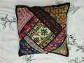 Multicolor Handmade Cushion Covers Set For Sofa Pack of 2. 