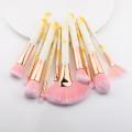10Pcs Classic Marble Makeup Brush Set Professional Face Eye Makeup Brushes Women Makeup Accessories. 
