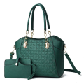 2024 New PU Leather Large Capacity Tote Bag Women's Chain One Shoulder Bag Fashion Women's Handbag with Wallet Bolsa Feminina. 