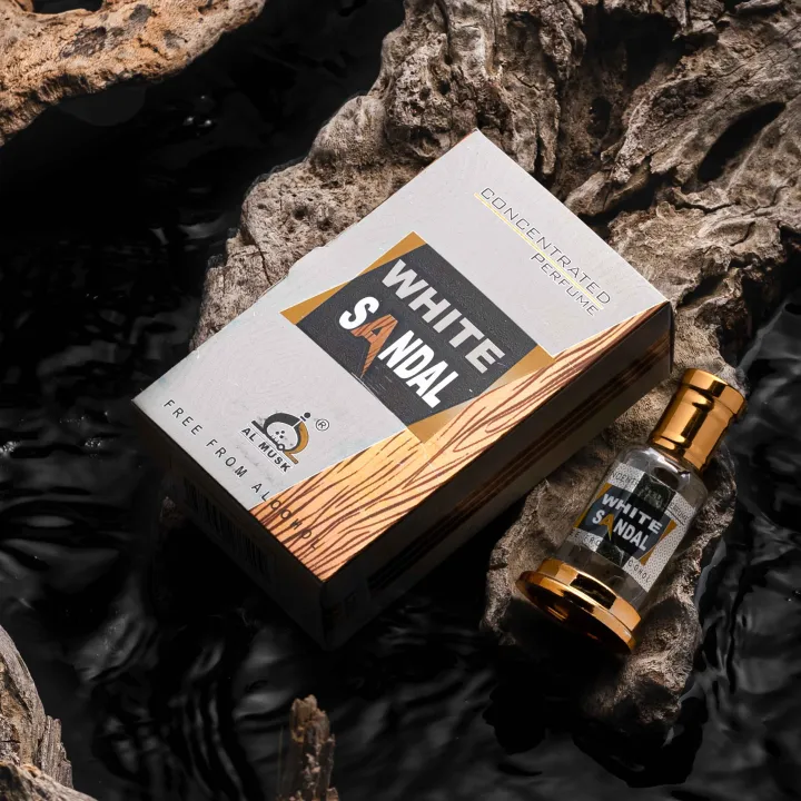 White Sandal by Musk Al Mahal for Man Women - 12ml, 6ml