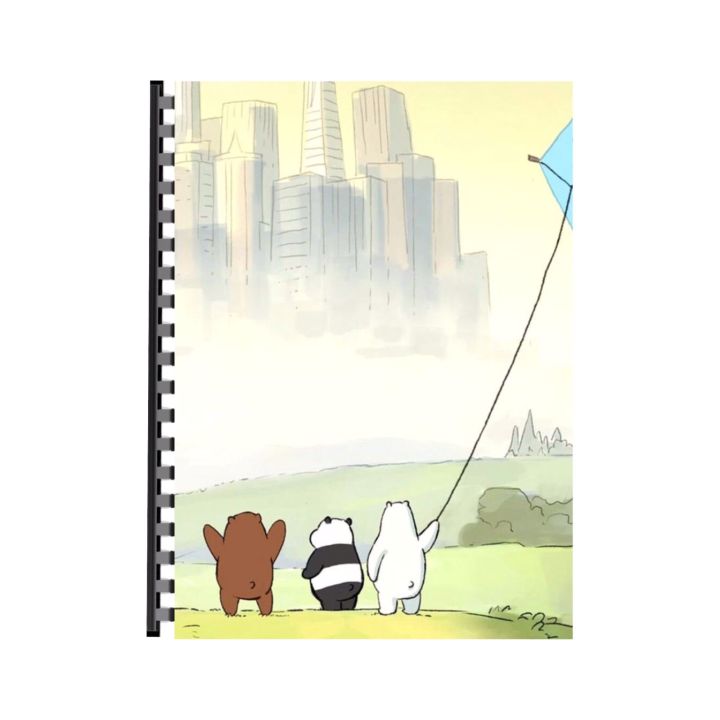 WE BARE BEARS NOTEBOOK A4 SIZE ARTICLE (2135) | Daraz.pk