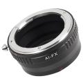 Black Lens Adapter For Nikon F AI Lens to Fujifilm X Mount Camera Fit Fuji X-E1 DC287. 