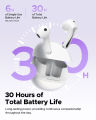 soundpeats air 5 wireless bluetooth earbuds with touch sensor control tws rapid charging case led display high quality sound bass boosted noise cancelling sweatproof stereo audio. 