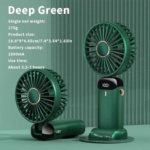 USB%20Handheld%20Mini%20Fan%20Foldable%20Portable%20Neck%20Hanging%20Fans%205%20Speed%20Rechargeable%20Fan%20with%20Phone%20Stand%20and%20Display%20Screen%20-%20Image%204