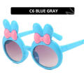 Fashion photography glasses Rabbit ears sunglasses Stylish INS eyeglasses New Bow sunglasses Korean style Cute Kids sunglasses for Outdoor activities Summer vacation Beachwear Fashion show Photo. 