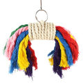Parrot Colorful Cotton Rope Pet Bird Chew Climb Biting Hanging Toy Cage Decor. 