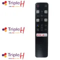 TCL Smart TV Remote Control Universal Remote With Social Buttons Small Size Black Color (Without Voice Command) Triple H. 