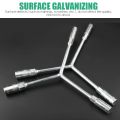 Y Shape Socket Wrench Hexagon Spanner Repair Hand Tool 8mm, 10mm, 12mm, 3 Way Y Shape Socket Wrench. 