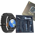 Ultra V2 New Fashion 2.2 Large Screen With 4 Straps Smart Watch. 