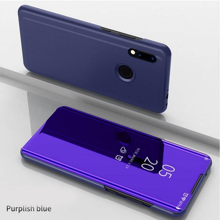 SAMSUNG GALAXY S20 PLUS / S11 Clear View / Optimized Viewing Angle Book Pouch / Flip Case - BLUE