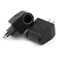 Universal Conversion Plug 220V AC To 12V DC Car Power Adapter Socket Converter. 