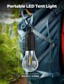 LED Camping Light Type-C USB Rechargeable Waterproof 400mAh 100LM. 