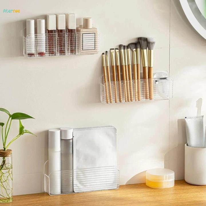 Wall Mount Organizer Rack Makeup Organizer for Bedroom Laundry Living Room
