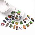 Classic TV Series Star Wars Series Cartoon Style Graffiti Series Shoe Charms for Clogs DIY Decoration Shoe Flower Shoe Decoration Accessories Wholesale. 