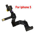 Front Camera For iPhone 6 6S 7 8 Plus X 5S 5C Proximity Sensor Small Camera Flex Cable Phone Repair Parts. 