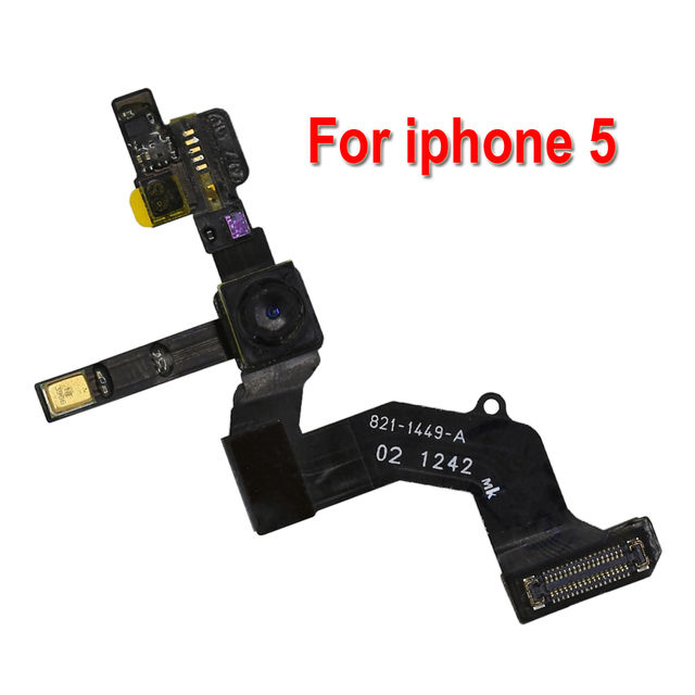 Front Camera For iPhone 6 6S 7 8 Plus X 5S 5C Proximity Sensor Small Camera Flex Cable Phone Repair Parts