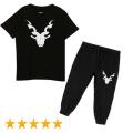 Summer Tracksuit For Kids(Trouser+T-Shirt). 