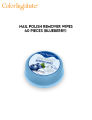 Color Institute Nail Polish Remover Wipes 40 Pieces Acetone Free With Vitamin E Moisturising Gentle. 