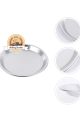 Pizza Pan silver 4 inch Round Pizza Tray Baking Pizza Pan Single Pieces Baking Item Baking Tools Pizza pan 4 inch Baking Plate High Quality پیزا پین گول jass pizza pan silver 4 inch pizza molds. 