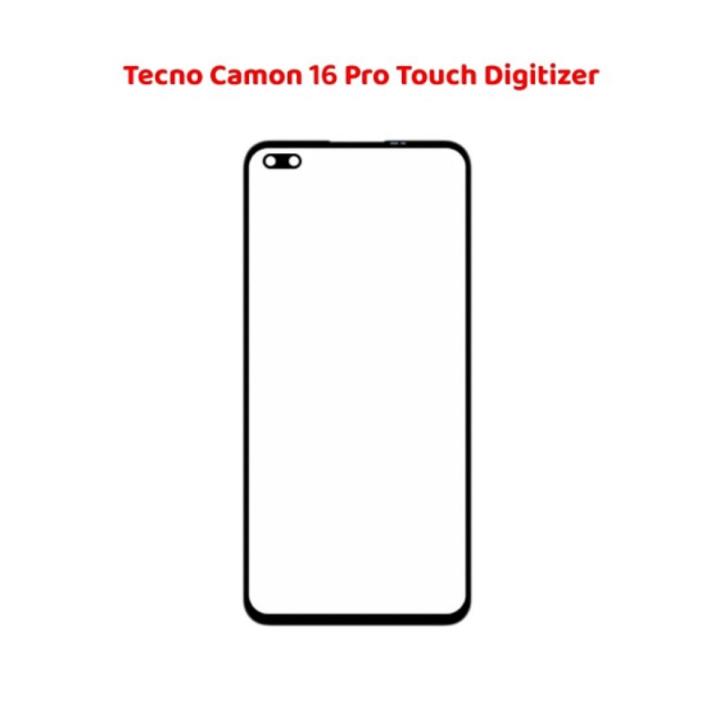 TECNO Camon 16 Pro OCA + Touch Glass Digitizer Replacement TECNO Camon 16 Pro (Only Touch Glass Not Panel)