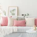 Solid Pillow Case Corduroy Flocking Velvet Cushion Cover Pink Grey Blue Coffee Soft Home Decorative Pillow Cover 45x45cm/60x60cm. 