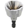 Bolt Deburring Tool-0.1 to 0.8in Deburring Bit Chamfer Tool Drill Attachment for Steel, Copper, Brass, and Wood. 