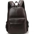 Pu Leather College Bag for Boys & laptop Backpack (Black & Coffee color ). 