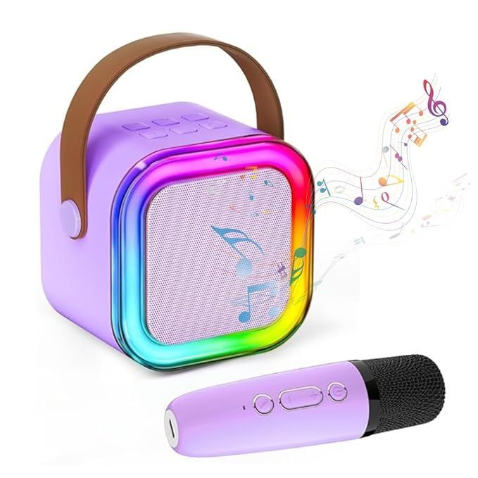 K12 Wireless Karaoke Speaker with Mic | Mini Portable Bluetooth Speaker ...