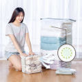 Cube Vacuum Bag Space Saver Organizer Compression Vacuum Sealer Storage Bags for Quilts Clothes 4 Corner Air Exhaust. 