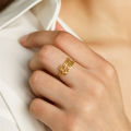 Personalized Multiple Name Ring Family Name Ring Custom Stackable Name Jewelry Three Four Names New Mom Gift For Women. 
