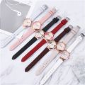 【ETOP】Simple Elegant Ladies Watcehs Literary Leaf Versatile Women Quartz Watch Temperament  Female Dress Wristwatcehs Relogio Feno. 