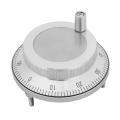 80mm 6Pin CNC Pulser Handwheel 5V 100PPR Manual Pulse Generator Rotary Encoder. 