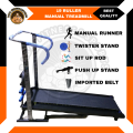 19 Rollers 3 in 1 Multi Functional Foldable Treadmill/Running Machine (Manual) With Baring Rulers System. 