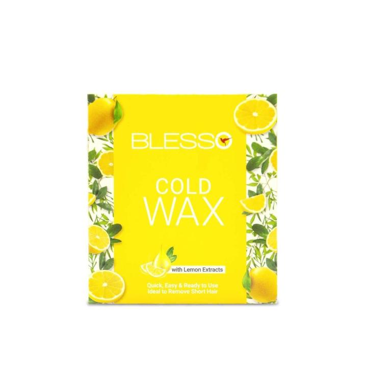 Blesso Lemon Wax Strong Hair Removal Wax for Smooth Skin Easy Strip & Natural Lemon Formula