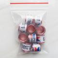 10 Pcs PHA/PHIL Pigeon ring 2023 Pigeon foot ring Serial number Colored interior,with base PHA PHIL Pigeon ring. 